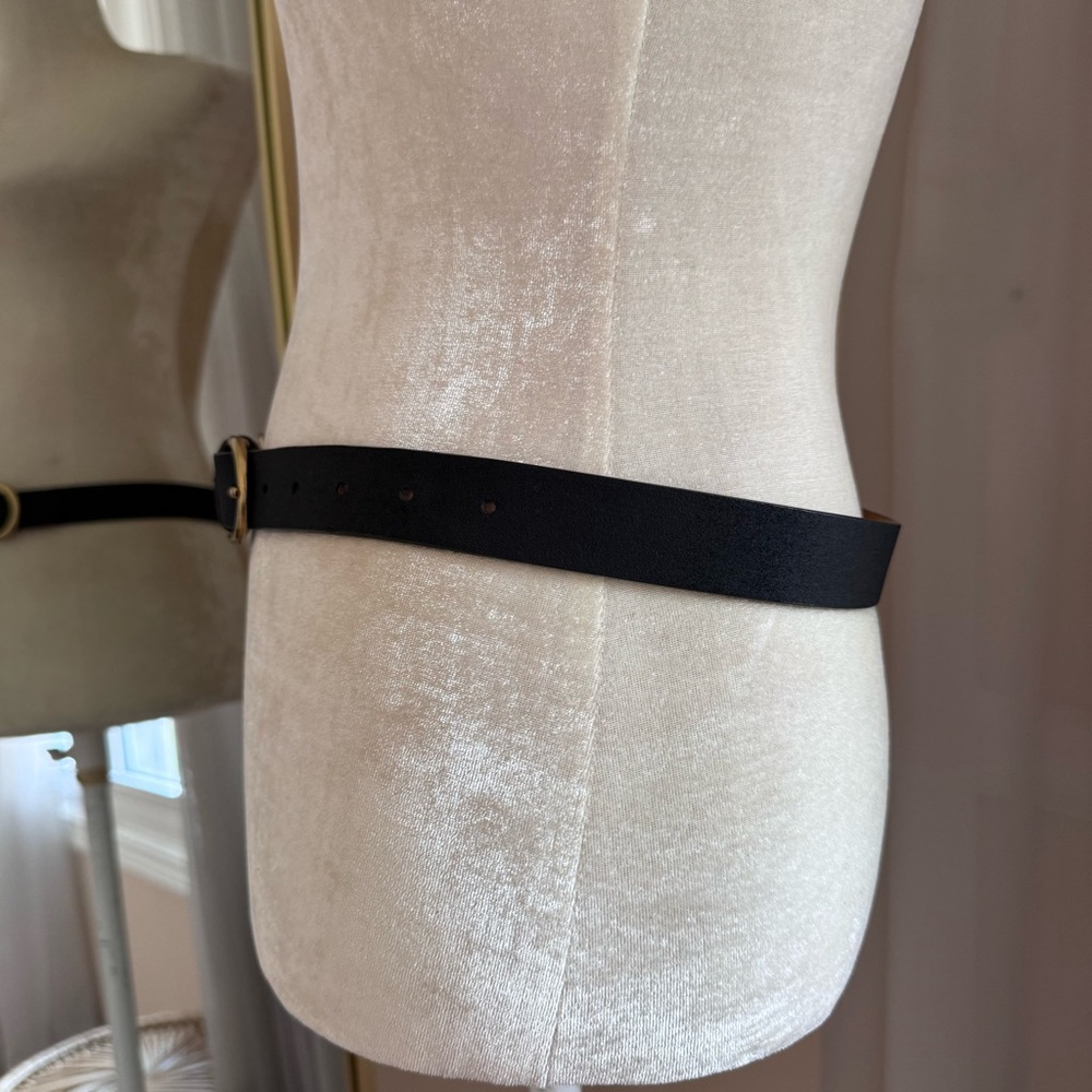 A New Day Black Belt with Gold Double Buckle Size S - Picture 3 of 7